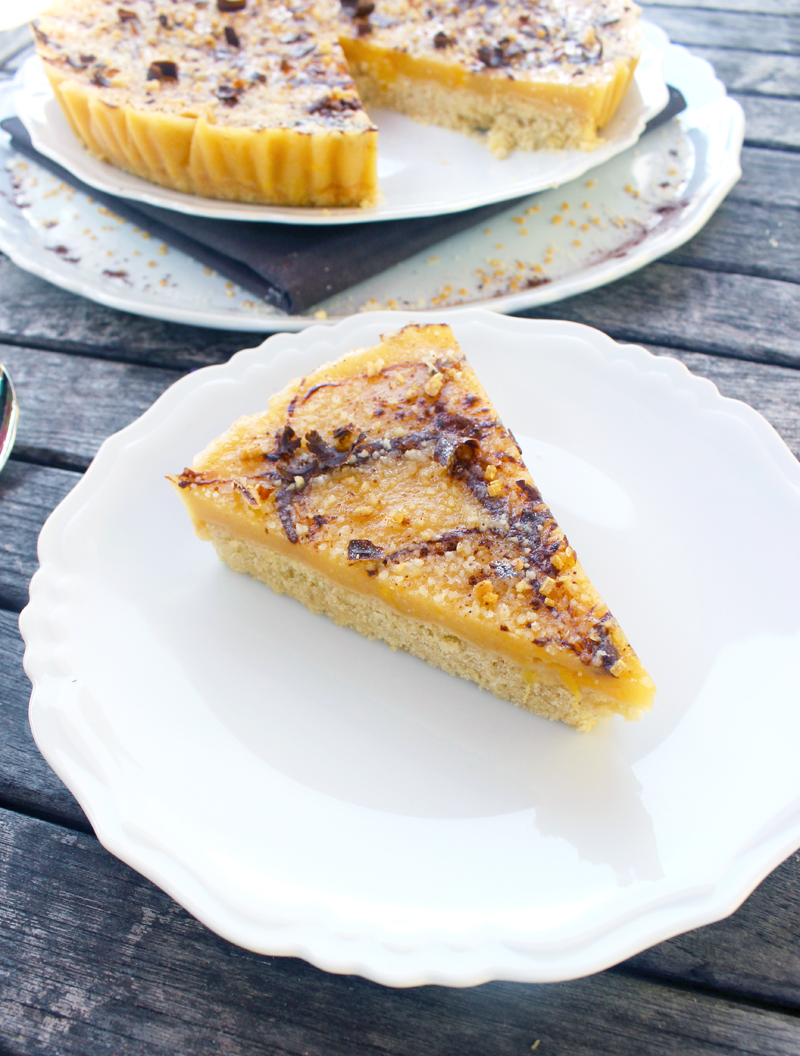 Tarte à la mangue façon Shortbread Tarte à la mangue façon Shortbread